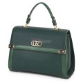  Дамска чанта от висококачествена еко кожа в зелен цвят. Код: AP983