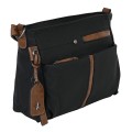 Дамска ежедневна чанта от текстил в черен цвят Код: 9951