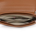 Малка дамска чанта от еко кожа в кафяв цвят. Код: 9960-212