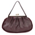 Голяма дамска чанта от еко кожа, в цвят бордо. Код: 997