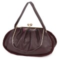 Голяма дамска чанта от еко кожа, в цвят бордо. Код: 997