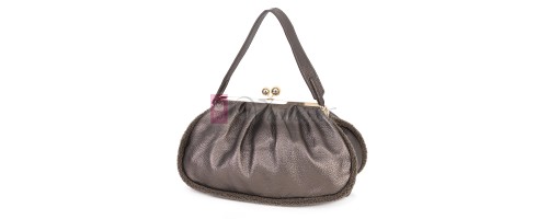 Голяма дамска чанта от еко кожа, в бронзов цвят. Код: 997