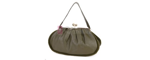 Голяма дамска чанта от еко кожа, в зелен цвят. Код: 997