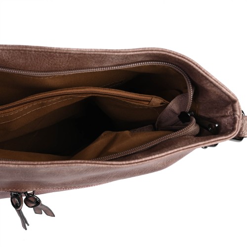 Дамска ежедневна чанта от висококачествена еко кожа Код:9980-194