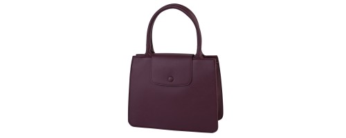 Eлегантна дамска чанта от еко кожа в цвят бордо Код: A910