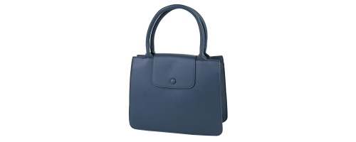 Eлегантна дамска чанта от еко кожа в син цвят Код: A910
