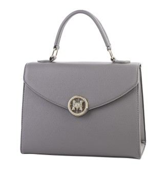  Дамска чанта от висококачествена еко кожа в сив цвят. Код: A917