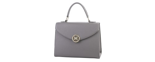  Дамска чанта от висококачествена еко кожа в сив цвят. Код: A917