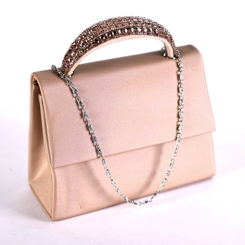 Вечерна дамска чанта в розов цвят Код: 253