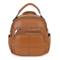Дамска раница /чанта от еко кожа в кафяв цвят. Код: В 7906