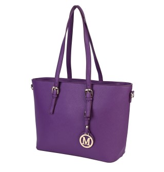 Дамска ежедневна чанта в лилав цвят CA78