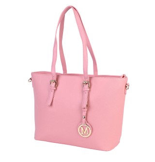 Дамска ежедневна чанта в розов цвят CA78