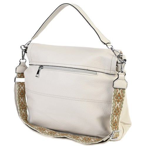 Дамска чанта от еко кожа в бежов цвят Код: CP0101