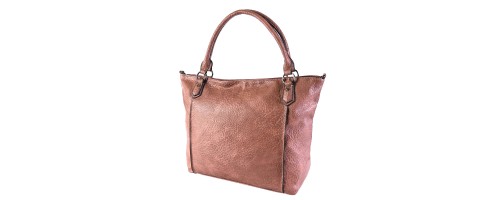 Дамска ежедневна чанта в розов цвят D9037