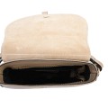 Дамска чанта от естествена кожа в бежов цвят Код: EK43