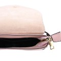 Дамска чанта от естествена кожа в розов цвят Код: EK43
