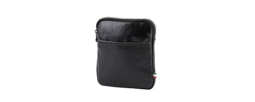 Мъжка чанта от естествена кожа в черен цвят. Код: EK37
