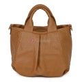 Дамска чанта, от естествена кожа, в кафяв цвят Код: EK56