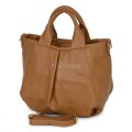 Дамска чанта, от естествена кожа, в кафяв цвят Код: EK56