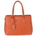 Елегантна дамска чанта от естествена кожа, в оранжев цвят Код: EK61-1