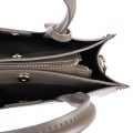 Елегантна дамска чанта от естествена кожа в тъмно бежов цвят Код: EK63