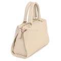 Малка дамска чанта от естествена кожа, в светлобежов цвят Код: EKM65