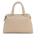 Малка дамска чанта от естествена кожа, в бежов цвят Код: EKM65