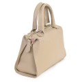 Малка дамска чанта от естествена кожа, в бежов цвят Код: EKM65