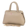 Малка дамска чанта от естествена кожа, в бежов цвят Код: EKM65