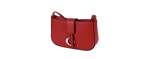 Дамска чанта от еко кожа в червен цвят H7661