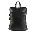 Код: HJ2120 Дамска раница/чанта от еко кожа - черен цвят