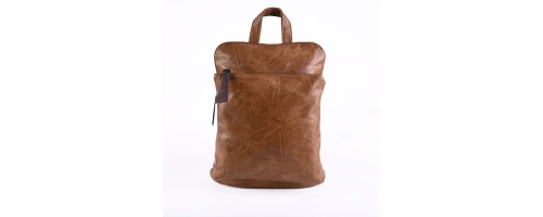 Код: HJ2120 Дамска раница/чанта от еко кожа - кафяв цвят 
