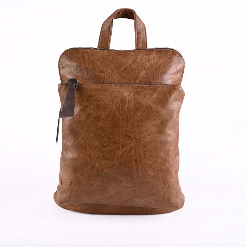 Код: HJ2120 Дамска раница/чанта от еко кожа - кафяв цвят