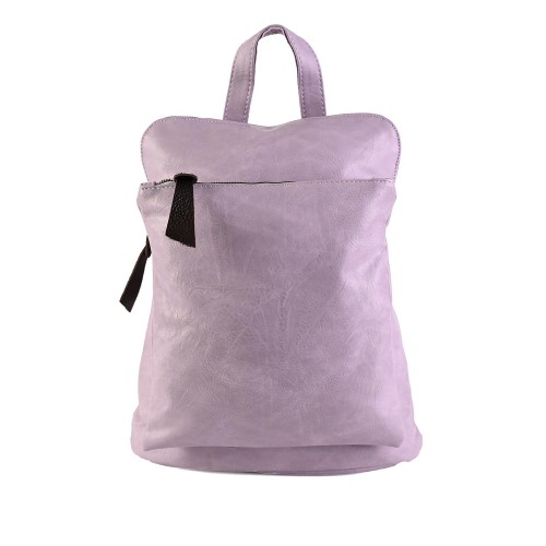 Дамска раница/чанта от еко кожа в лилав цвят Код: HJ2120