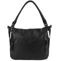 Дамска чанта от еко кожа в черен цвят. Код: 2372