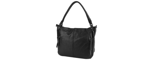  Дамска чанта от еко кожа в черен цвят. Код: 2372