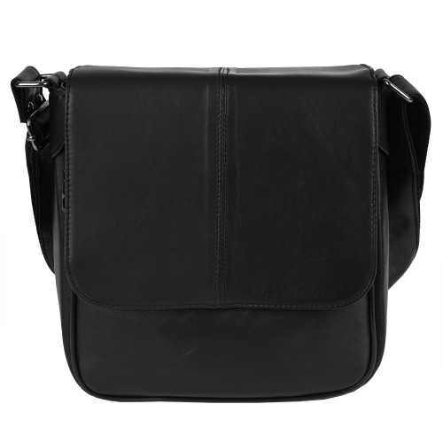 Мъжка чанта от естествена кожа в черен цвят Код: M2007