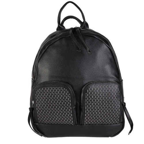 Дамска раница/чанта от еко кожа черен цвят. Код: MC1504