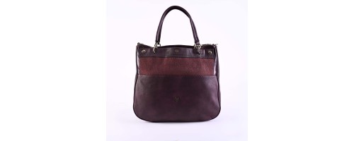 Ежедневна дамска чанта тип торба от еко кожа в цвят бордо. Код: MC220