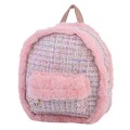 Детска раница от текстил в розов цвят. Код: R8813