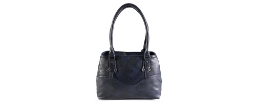 Дамска чанта от еко кожа в тъмно син цвят. Код: RZ-3