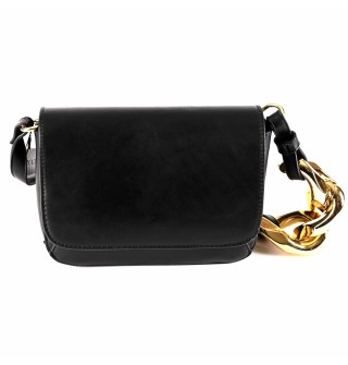 Дамска чанта през рамо от еко кожа - черна цвят. Код: RZ1 