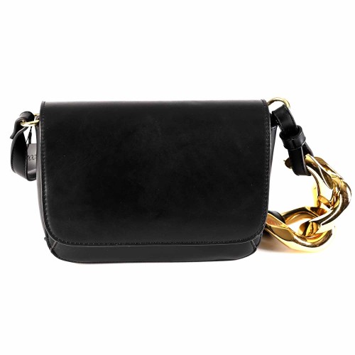 Дамска чанта през рамо от еко кожа - черна цвят. Код: RZ1