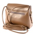 Дамска чанта през рамо от еко кожа - бежов цвят. Код: RZ1