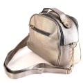 Дамска чанта през рамо от еко кожа - златист цвят. Код: RZ1