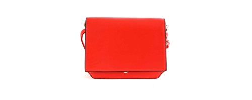 Дамска чанта през рамо от еко кожа - червен цвят. Код: RZ1 