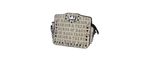 Атрактивна дамска чанта от висококачествена еко кожа в бежов цвят Код: RZ5/4