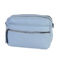 Дамска чанта от висококачествена еко кожа в син цвят Код: RZ5/6