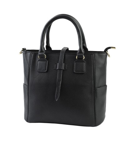 Елегантна и удобна дамска чанта 3 в 1 от еко кожа в черен цвят Код: T053