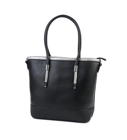 Дамска чанта от еко кожа в черен цвят Код: T05DC